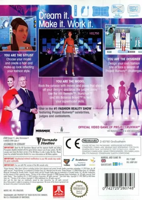 Project Runway box cover back